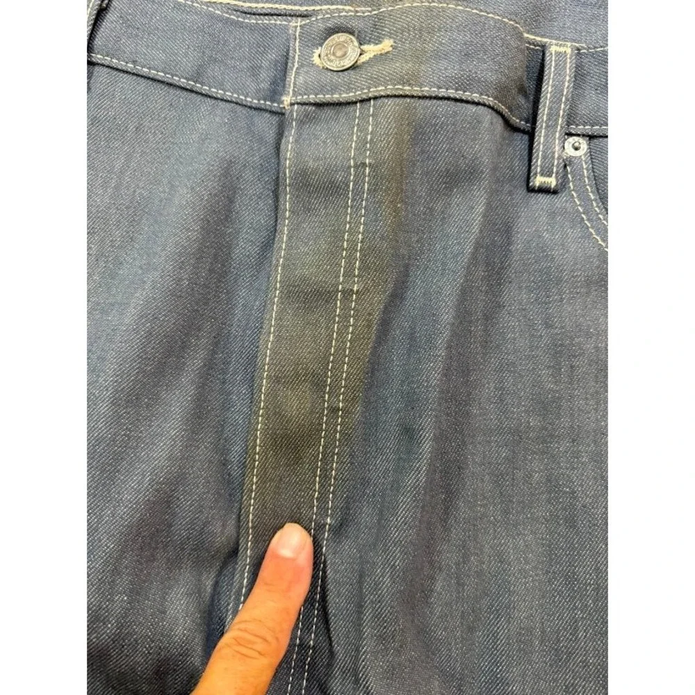 Levis 501 Original Straight Leg Mens Jeans Blue Grey W44 L30 Button Fly Cotton